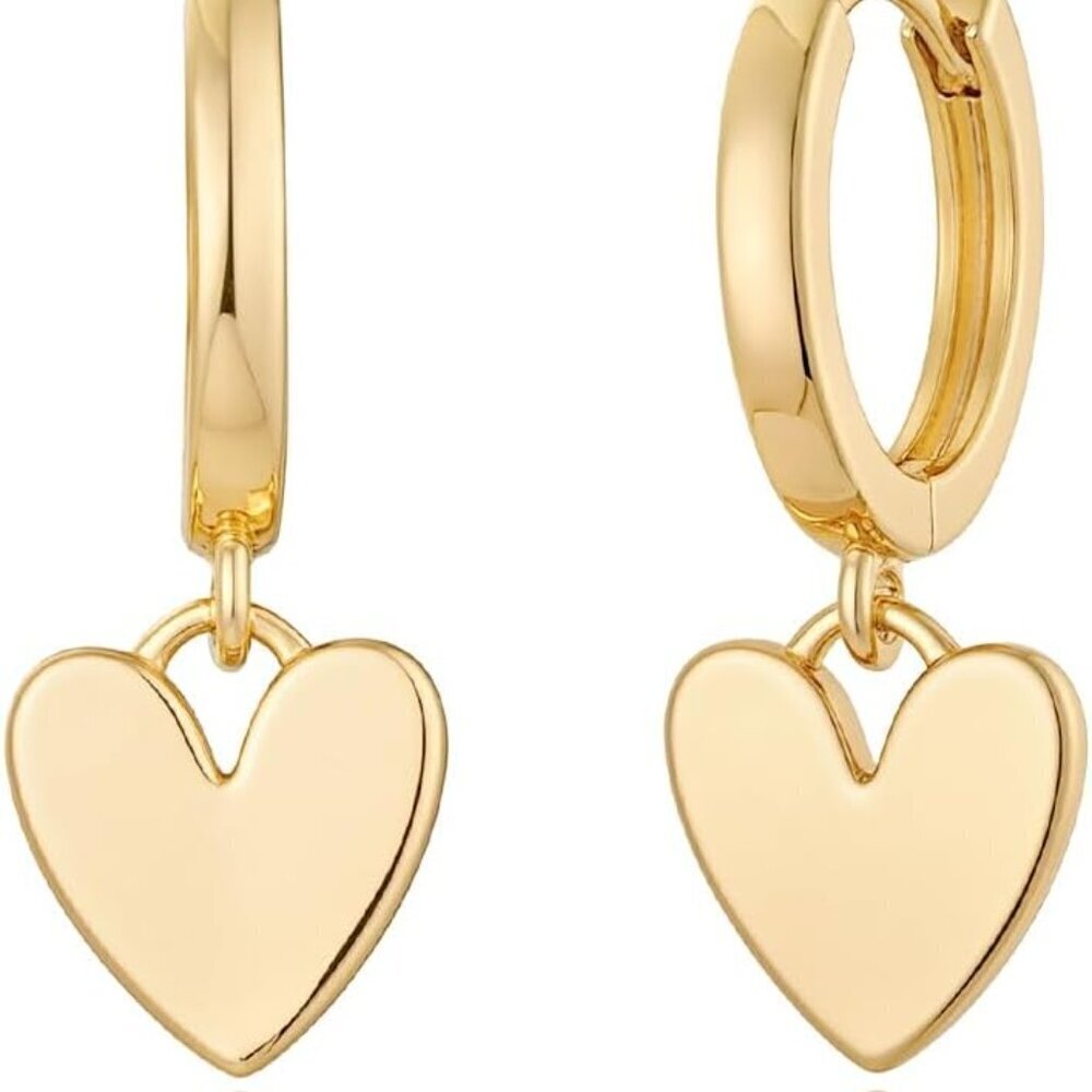 Women Gold Huggie Hoop Earrings Small Dangle Hypoallergenic Jewelry